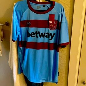 West Ham United “Away Jersey” NEW with tags